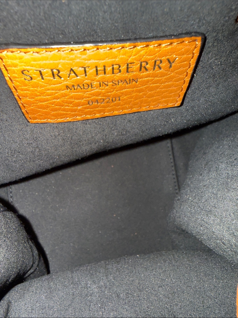 Strathberry Lana Osette Tan Leather Crossbody NWT - Picture 11 of 16